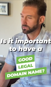 Screenshot of Braden owner of Legal Brand Marketing, clip from tiktok