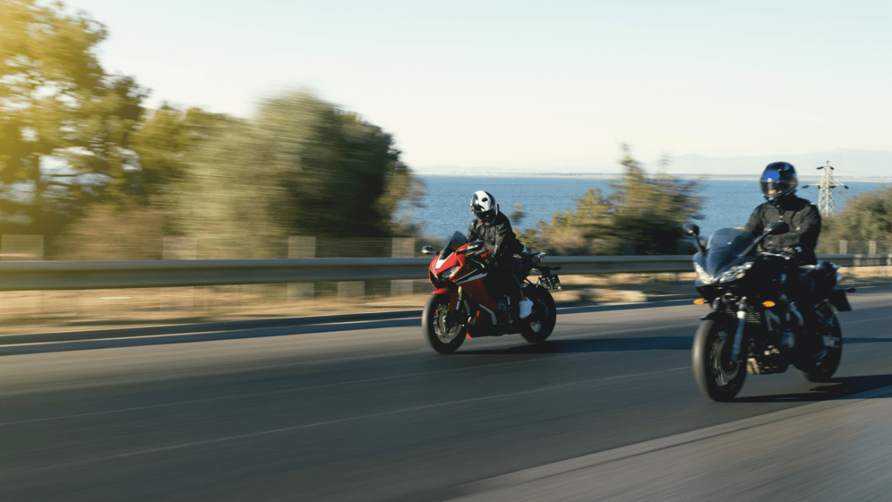 Two motorcycles speeding down a highway – what is considered an MVA