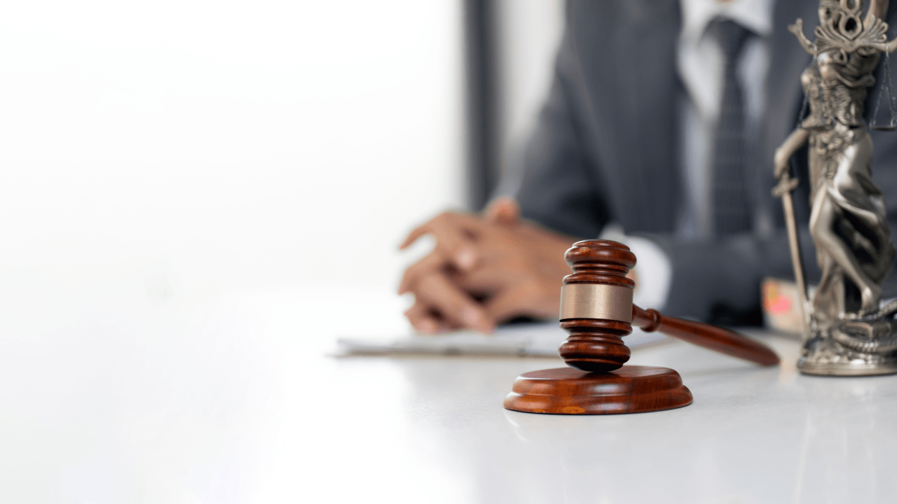 Bankruptcy leads for attorneys consultation with gavel and legal professional at desk