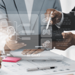 Is AI harmful or helpful to attorney client relationships - lawyers and clients meeting with AI chat technology interface