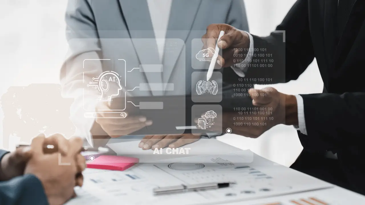 Is AI harmful or helpful to attorney client relationships - lawyers and clients meeting with AI chat technology interface