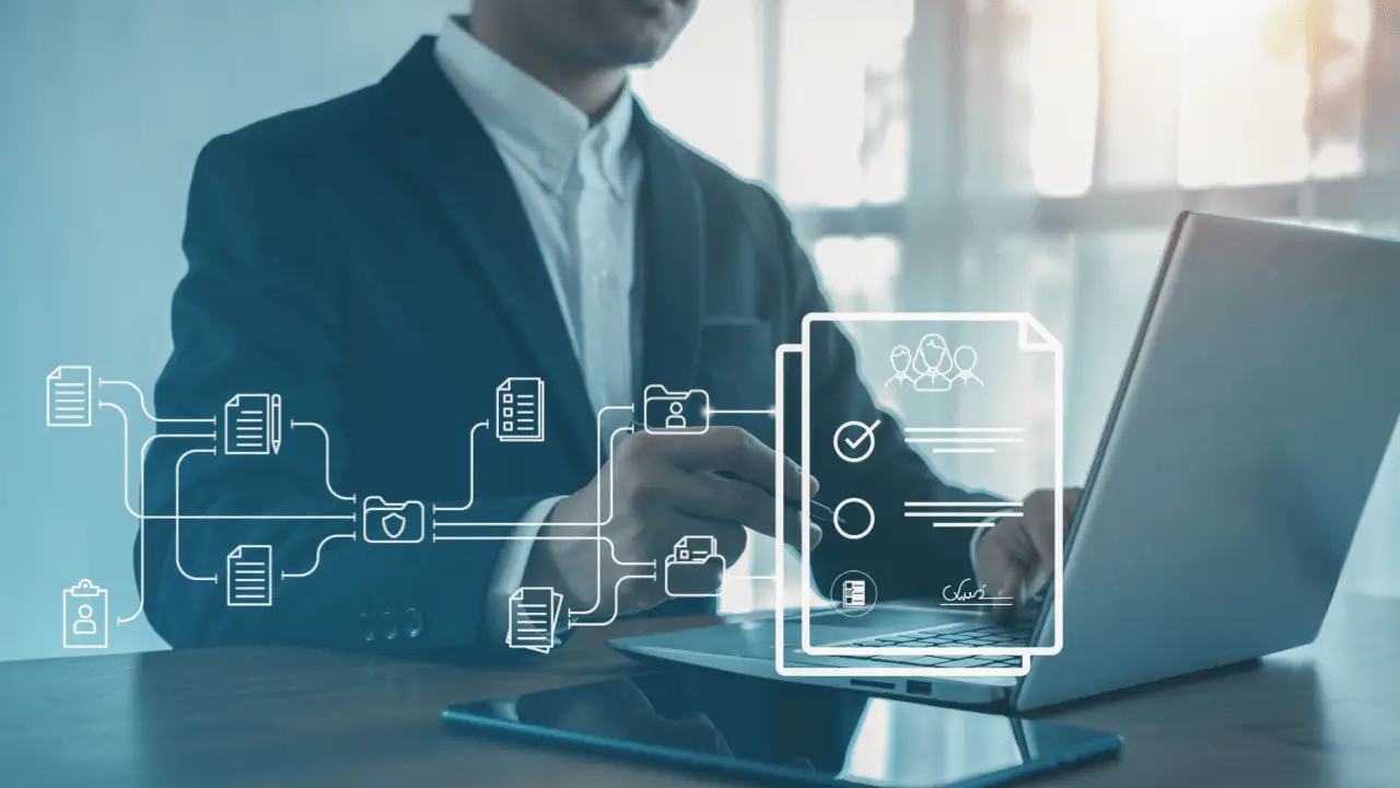 Should lawyers rely on AI for case analysis - attorney using digital document management and case workflow system