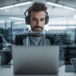 What's better AI or human paralegals - legal professional working on case research and document review