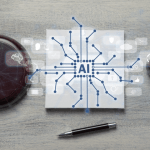 Is AI reliable for legal research with circuit board technology and gavel symbolizing attorney practice