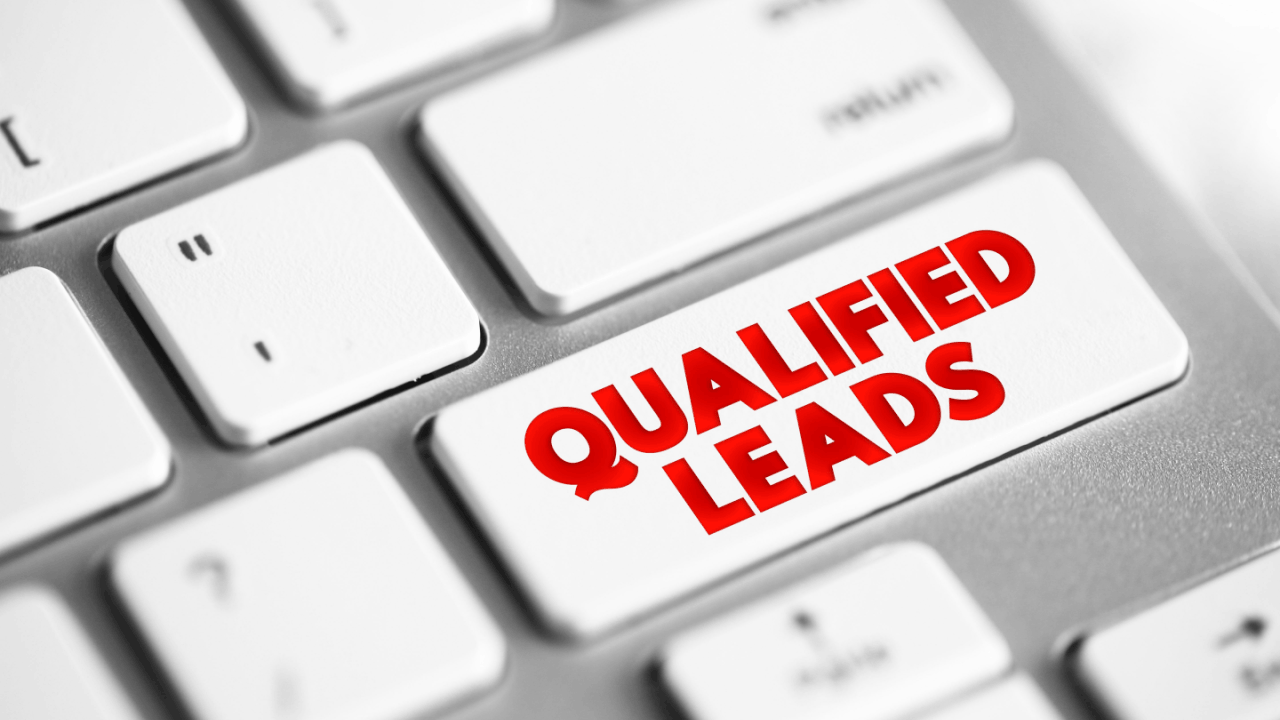 SEO legal lead generation keyboard button showing qualified leads for law firms