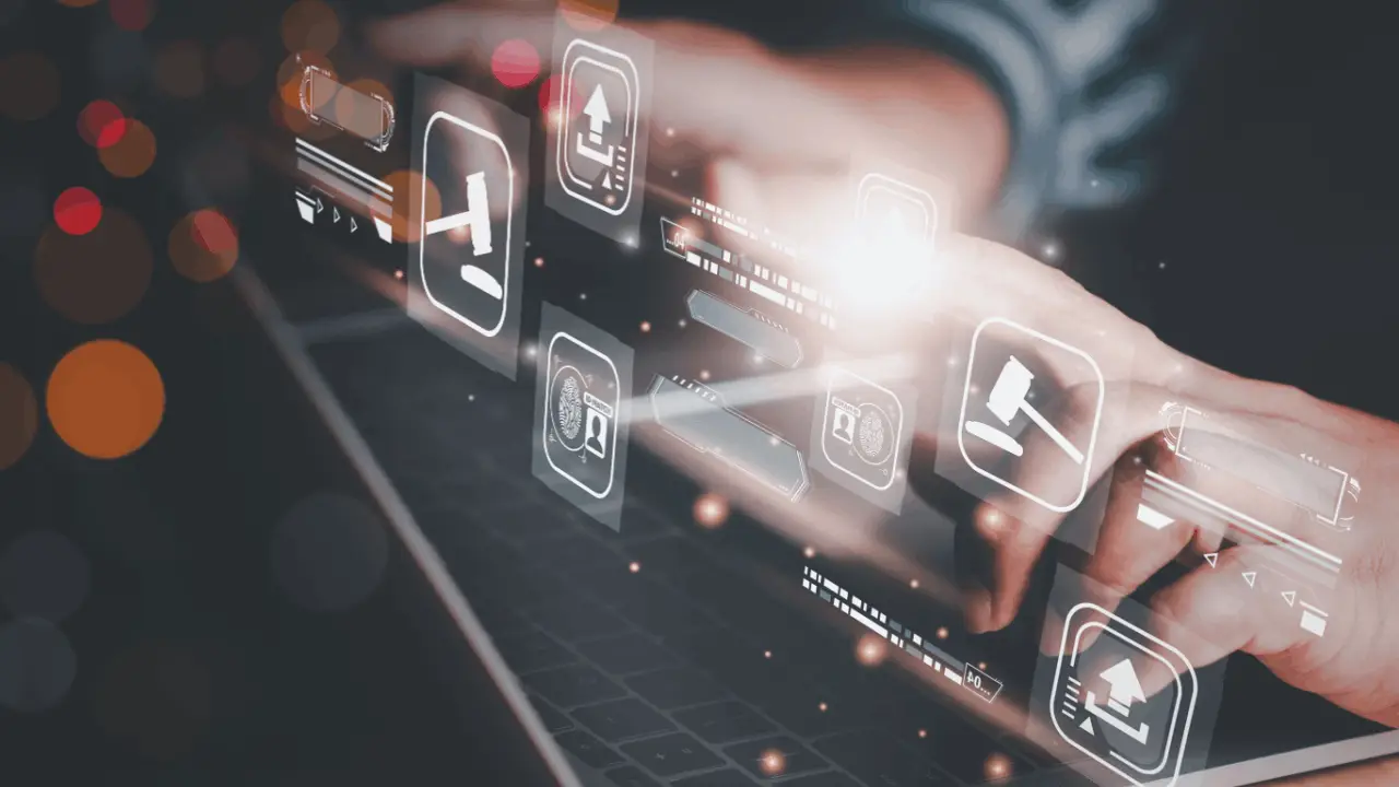 Attorney selecting high intent legal keywords on digital interface for legal marketing campaign optimization